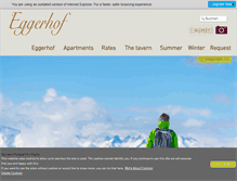 Tablet Screenshot of egger-hof.com